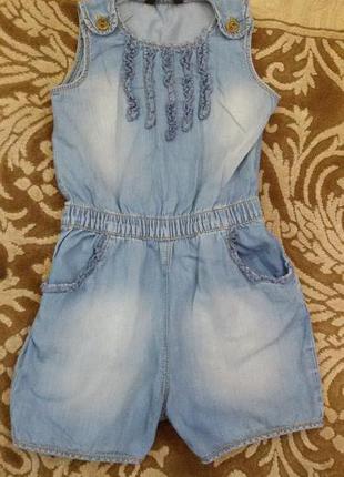 Річний легкий комбінезон george джордж на дівчинку 3-4 роки