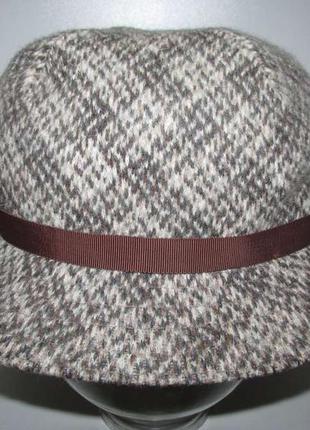 Шляпа kangol england, шерсть+ангора, 55-56р. новая!2 фото