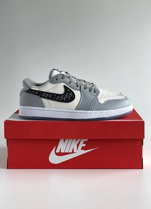 Кроссовки nike air jordan 1 retro x dior