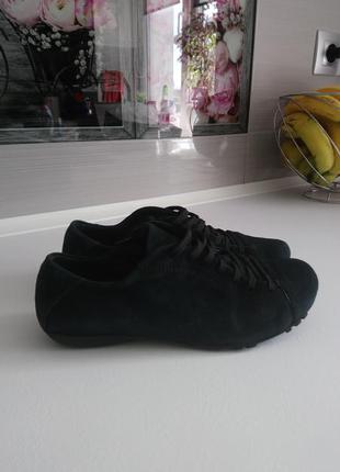 Туфли замшевые