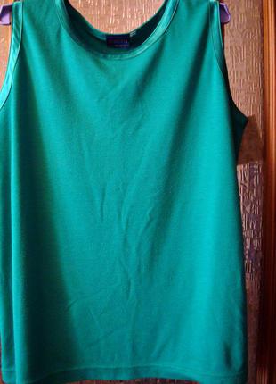 Майка отороченная атласной ленточкой