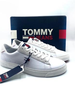 Оригінальні шкіряні кеди tommy hilfiger