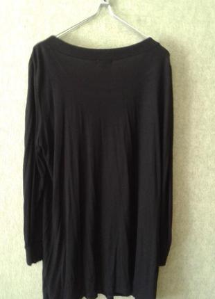 Класна базова чорна туніка-плаття.3 фото