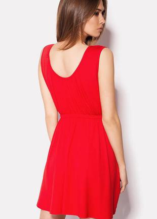 Летнее платье (белое, красное) размеры xs-s-m2 фото
