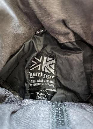 Крутая фирменная ветровка непромокаемая с капюшоном (прячется) karrimor 7-8лет2 фото