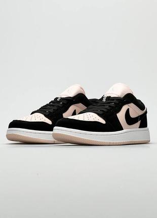 Жіночі весняні шкіряні кросівки nike air jordan low🆕 найк джордан