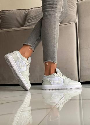 Nike air jordan low grey camo новинка жіночі сірі камуфляжні кросівки найк джордан демисезон весна літо осінь жіночі сірі кросівки тренд