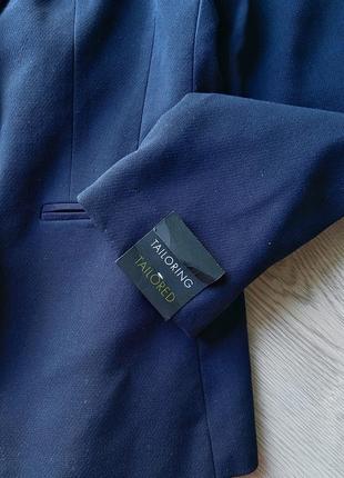Стильний базовий синій новий піджак2 фото