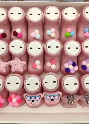 Дитячі шкарпетки з аксесуарами/ дитячі нарядні шкарпетки