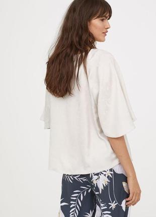Атласна блуза реглан,сорочка,кофточка,anna glover x h&m5 фото