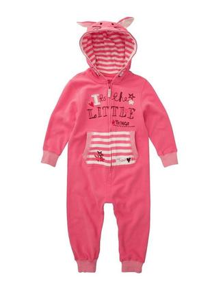 Гламурний утеплений злитий кигуруми/ромпер/комбінезон кролик rabbit next.