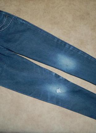 9-10 років джинси дитячі сині на дівчинку bluezoo denim