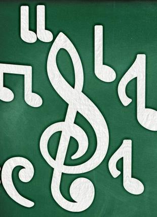 Чипборд "ноти"