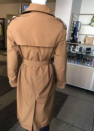 Пальто-тренч жіночий демисезон жіночий тренч коричневий кемел8 фото