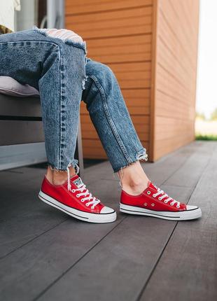 Кеди converse «red»7 фото