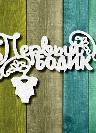 Чипборд "первый бодик 2"