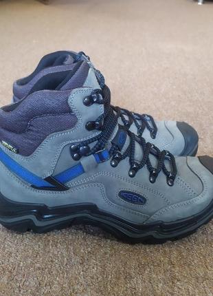 Трекінгові, тактичні черевики keen galleo mid wp 1020154 magnet/blue opal3 фото