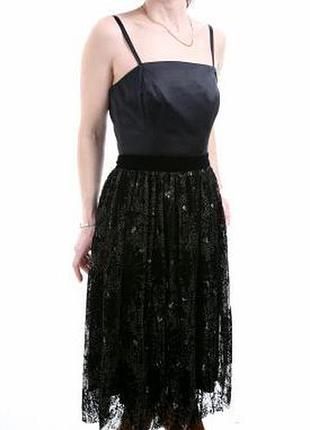 Вечірнє плаття elie tahari з мереживною спідницею розмір 42-44(2)