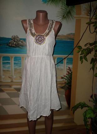 Літнє плаття з натуральної тканини!1 фото