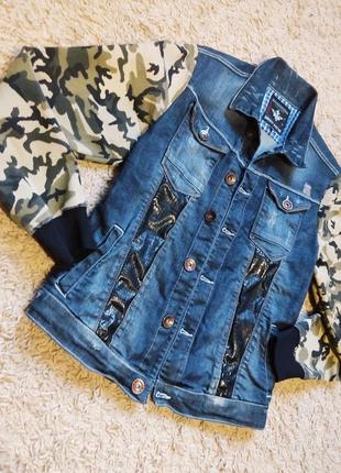 Крута джинсова куртка danny cotta