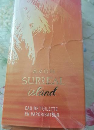 Туалетна вода avon surreal island раритет 75 мл