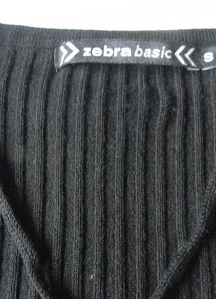Zebra basic офисный джемпер с коротким рукавом р.s5 фото