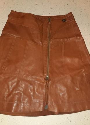Юбка кожа юбка prens