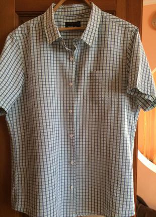 Мужская рубашка c коротким рукавом  "jean pascale "