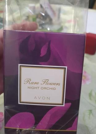 Парфумированая вода/духи avon rare flowers night orchid 50 мл1 фото