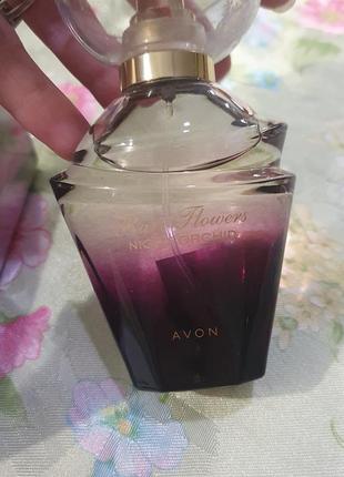 Парфумированая вода/духи avon rare flowers night orchid 50 мл7 фото