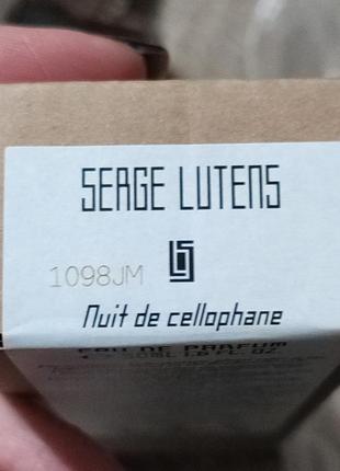 Serge lutans nuit de cellophane парфюмированая вода4 фото