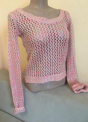 Кольорова кофта светр сітка tally weil