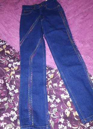 Расшитые эксклюзивные джинсы levi's вышивка на джинсах. 👖🌈2 фото