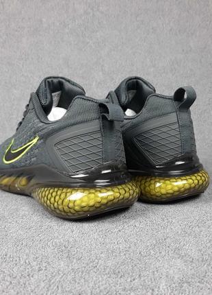 Чоловічі кросівки nike max advantage 2 сірі з салатовим8 фото