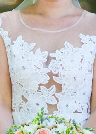 Весільна сукня ручної роботи2 фото