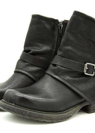 Чобітки для дівчинки dockers чорний (dockers black (33) 34