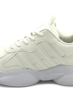 Кросівки для жінок bbt kids білий (h134-2 white (36 (22 см)) 38 (23 см)2 фото