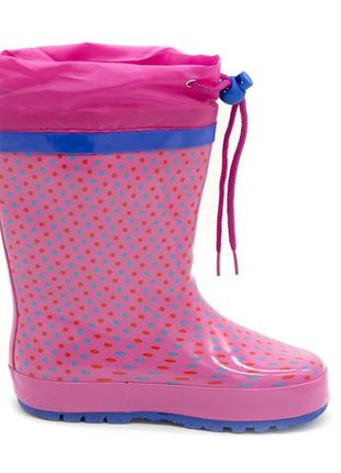 Резиновые ботинки для дівчаток paliament розовый (ha106 pink (29 (19 см)) 32 (20,5 см)2 фото