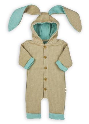 Комбінезон для хлопчика bbx бежевий (bbx8435 beige (3-6 months 63-68 см) 18-24 months 86 см