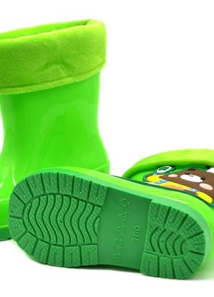 Резиновые ботинки для хлопчика bbt kids зеленый (m5175 green (25-150 мм) 28-180 мм2 фото