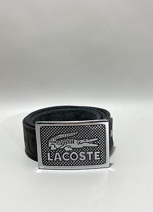 Ремень lacoste кожаный