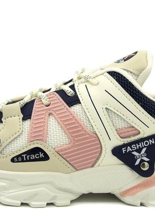 Кросівки для дівчинки cbt.t бежево-рожевий (c9055-4 beige-pink (36 (22 см)) 39 (24 см)