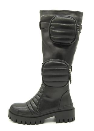 Ботинки для женщин ailaifa черный (tte17 black (36 (23,5 см)) 37 (24 см)