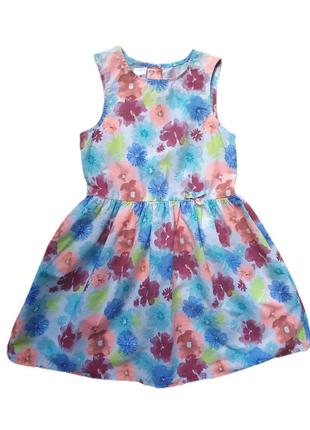 Детское летнее платье на девочку 6-7 лет c&amp;a ниченький размер 122