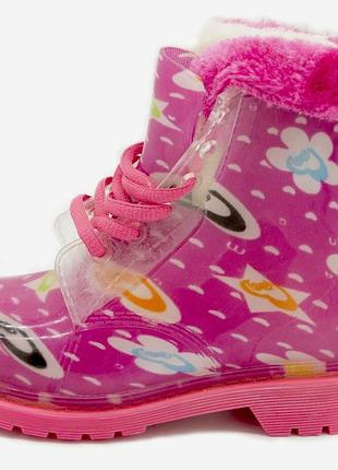 Резиновые сапоги для девочек dual розовый (012-179a pink2 (33 (21 см))