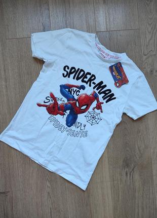 Футболка женская человек-паук spider-man. primark. marvel 2xs 32/34