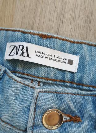 Новые джинсовые шорты zara xs 346 фото