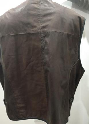 Кожаный жилет boncetti/firenze германия r-62