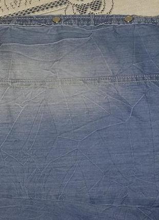 Стильная джинсовая рубашка y.f.k. германия на рост 170-176 см (s m)5 фото