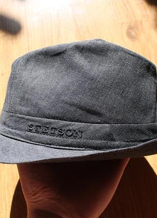 Унисекс льняная шляпа stetson trilby hat